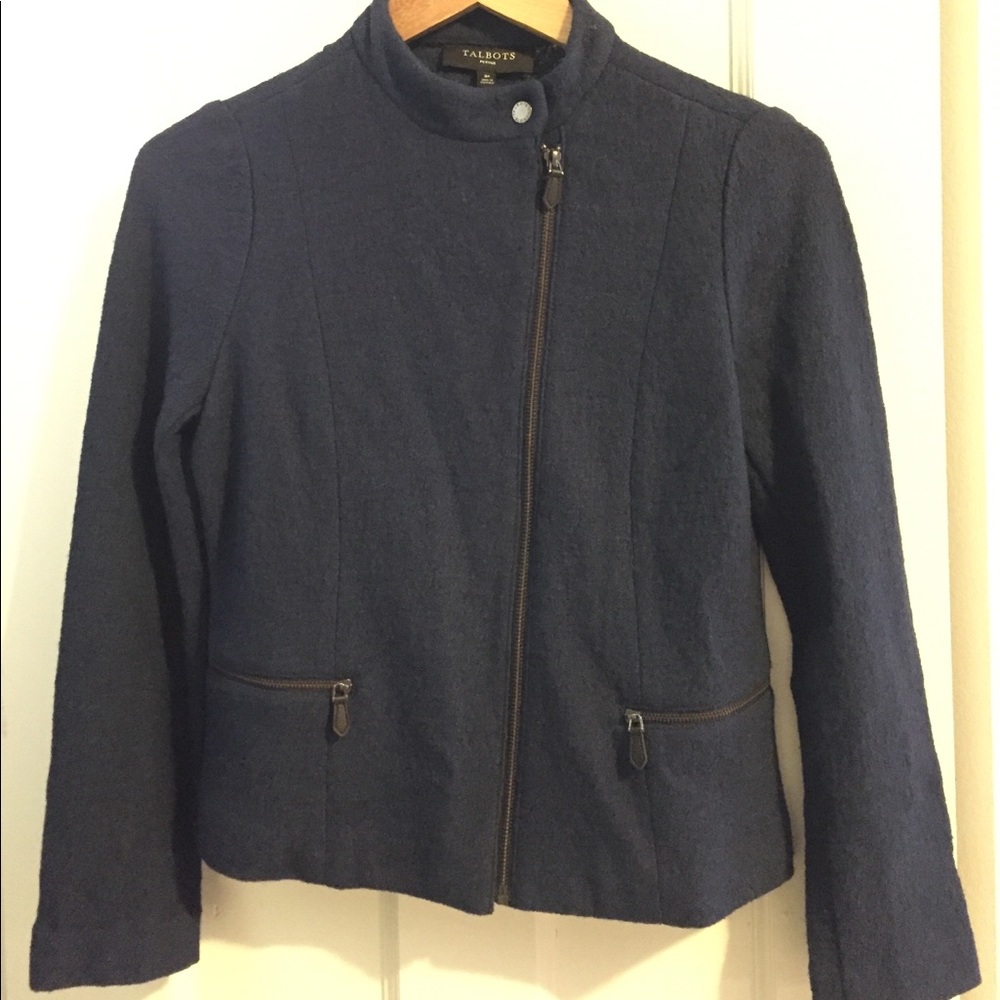 Talbots Navy blue jacket, never worn NWT